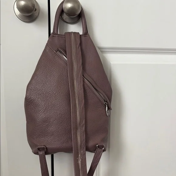 Valentina Dusty Rose Leather Backpack - Picture 7 of 9